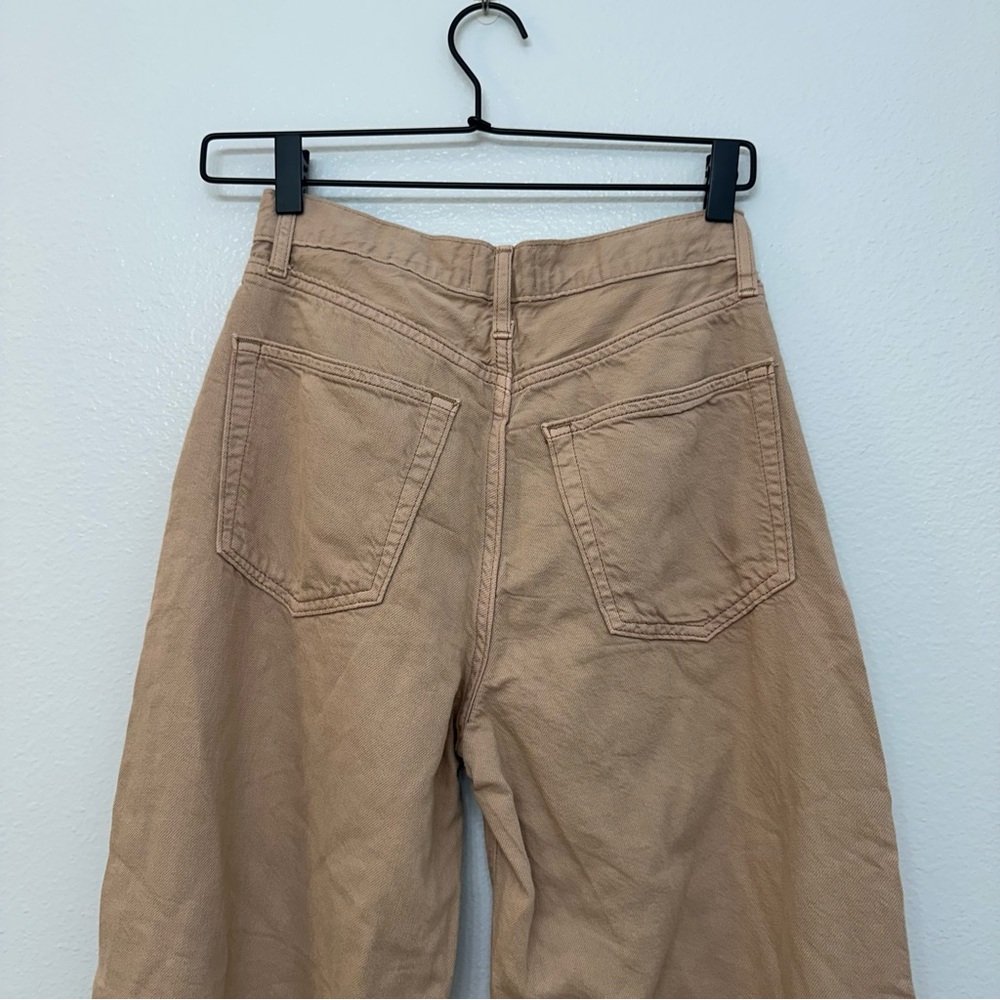 Etica Devon Wide Leg Crop‎ Jeans Khaki Size 26 - Picture 5 of 7